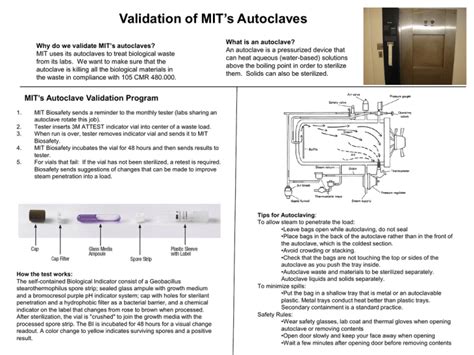 usp guidelines for autoclave validation